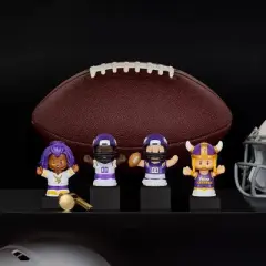 Fisher Price Little People x NFL Collector Minnesota Vikings Figure 4-Pack