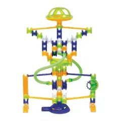 MindWare Q-BA-Maze 2.0 Grand Prix Racing Marble Run Building Set - Ages 6 and Up - Over 100 Pieces Included