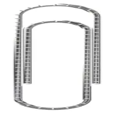 School Smart Non-Skid Paper Clips, Jumbo, 2 Inches, Steel, 10 Packs with 100 Clips Each