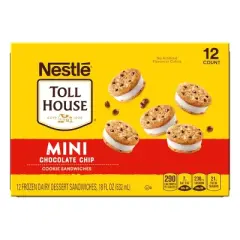 Toll House Mini Ice Cream Cookie Sandwiches - 12ct