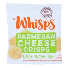 Whisps Parmesan Cheese Crisps - Case of 12/.63 oz