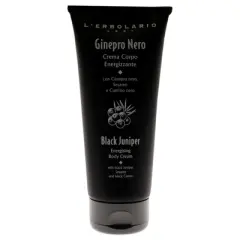 Black Juniper Energising Body Cream by LErbolario for Unisex - 6.7 oz Body Cream