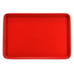 Martha Stewart 6 Piece Carbon Steel Bakeware and Cookie Cutter Set in Red