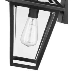 Talbot Outdoor Wall Sconce - Classic Glass & Rubbed Bronze, Dimmable, Wet Rated, 100W