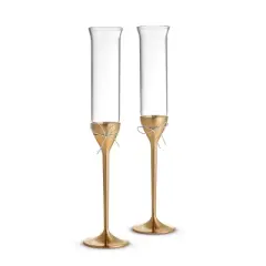 Vera Wang Love Knots Toasting Flute Gold, Set of 2