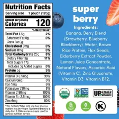 NOKA Superfood Smoothie Fruit Super Berry Single Pouch - 4.22oz