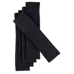 sc&uuml;nci No Damage Stretch Fabric Headbands - Black - All Hair - 5pcs
