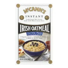 McCann's Instant Irish Oatmeal Variety Pack - Case of 12/12.73 oz