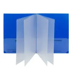 C-Line Classroom Connector Multi-Pocket Folders, Box of 15