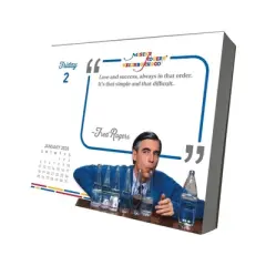 Trends International 2026 Mister Rogers Dayata Time 6.12"x5.37" Box Calendar