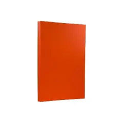 JAM Paper 65 lb. Cardstock Paper 8.5" x 14" Orange Brite Hue 50 Sheets/Pack (16730931)
