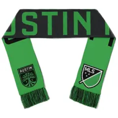 MLS Austin FC Men's Scarf - One Size: Acrylic, Tagless, Solid Pattern