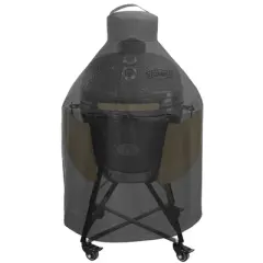 Pure Grill 27-Inch Ceramic Grill Cover for All Large Kamado Charcoal BBQ Grill Brands, Universal Fit Cover - 35" Dia x 45" H