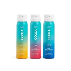 Coola Travel Spray Kit - 3ct - Ulta Beauty