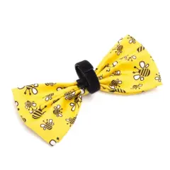 Bzzz! Dog Bow Tie - Adjustable Collar Accessory by The Worthy Dog