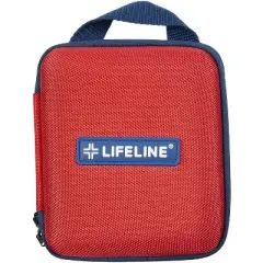 Lifeline 53-Piece Compact First Aid Emergency Kit &ndash; Hard Shell Case &ndash; Travel, Car, Camping, Hiking, Sports, Home Safety Essentials