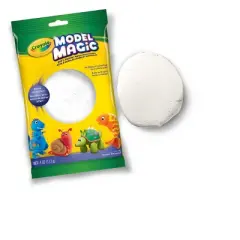 Crayola 4oz Model Magic - White: Non-Drying, Reusable, Non-Toxic Modeling Clay for Kids, Creative Thinking, Ages 3+