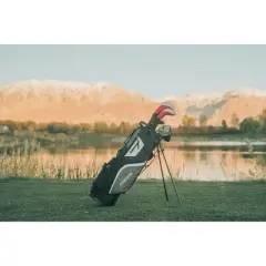 Precise M5 Mens Complete 15 Piece Right Hand Golf Clubs Package Set - Graphite Shafted Golf Clubs - Available in Regular and Tall Size