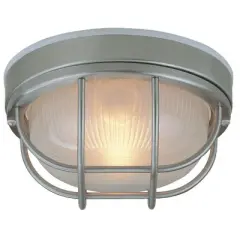 Craftmade Lighting Economy 1 - Light Flush Mount in  Stainless Steel