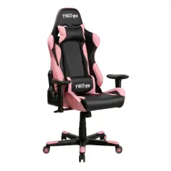 Gaming Chair with High Back Racer Style Adjustable Armrests and Lumbar Pillow for Long Hours Sitting -3irtyhousy