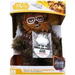 Seven20 Star Wars Chewbacca Walk n Roar Plush and Porg Pin | 12 inches