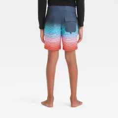 Boys' Ombre Design Striped Swim Shorts - art class&trade;