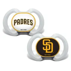 BabyFanatic Officially Licensed Unisex Pacifier 2-Pack - MLB San Diego Padres