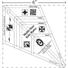 Marti Michell Multisize Kite Ruler