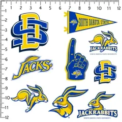 South Dakota State University 9ct Vinyl Large Deluxe Stickers Variety Pack