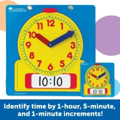Learning Resources Write On/Wipe Clocks Classroom Set