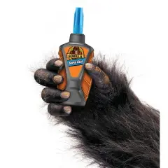 Gorilla 0.17fl oz 5.5g Micro Precise Super Glue Clear: Fast Drying, Wood & Metal Adhesive, Stationery & Office Use