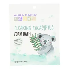 Aura Cacia Clearing Eucalyptus Foam Bath - Case of 6/2.5 oz