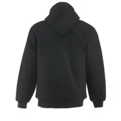 RefrigiWear Men's Jersey Lined Quilted Insulated Sweatshirt Hoodie