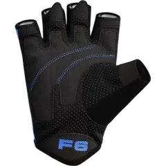 RDX Sports F6 Fitness Gym Gloves - Enhanced Grip and Support for Strength Training, CrossFit, Bodybuilding, Powerlifting, Workout Gloves - Blue - 2XL