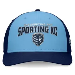 MLS Sporting Kansas City Structured Hat: Men's Cotton Baseball Cap, Small Size