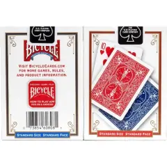 Bicycle Standard Playing Cards 2pk: Educational Math & Letters Cardstock