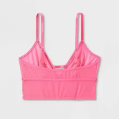 Women's Mesh Longline Bralette - Auden&trade; Pink