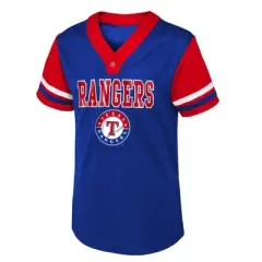 MLB Texas Rangers Girls' Henley Team Jersey