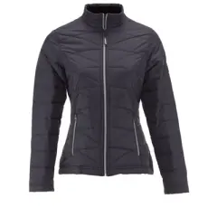 RefrigiWear Women's Warm Lightweight Packable Quilted Ripstop Insulated Jacket