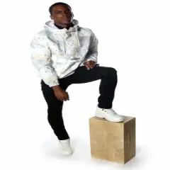 Members Only Men's Camo Print Popover Jacket