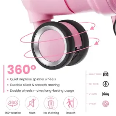 Gulches Luggage Sets 4 Piece Expandable Lightweight Suitcase with 360 Degrees Mute Spinner Wheels PP Durable TSA Lock Travel Luggage(14/20/24/28)