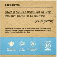 DR. SQUATCH Men's All Natural Bar Soap - Coastal Mist