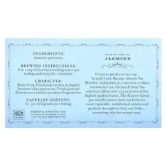 Harney & Sons Fragrant Green Tea, Jasmine, 50 Teabags, 3.17 oz (90 g)
