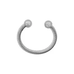 Haute D&eacute;cor 4pk MantleClip Christmas Stocking Holder Silver