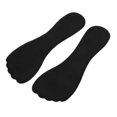 Unique Bargains Velvet Surface Gel High Heel Liner Pad Foot Shoes Protect Insole 1 Pair