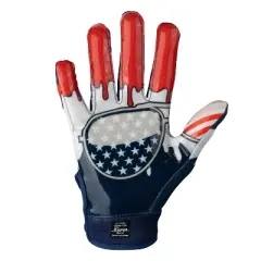 Cutters Game Day Receiver Gloves Youth - Stars