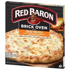 Red Baron Cheese Trio Brick Oven Frozen Pizza - 17.82oz