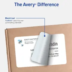 Avery  Shipping Labels, 8.5" x 11", White, 250 Labels (95920)