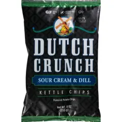 Old Dutch Crunch Sour Cream & Dill Kettle Potato Chips - 9oz