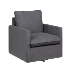 Enola Linen Swivel Armchair - HOMES: Inside + Out